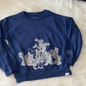 GAP Navy Disney 100 Sweatshirt